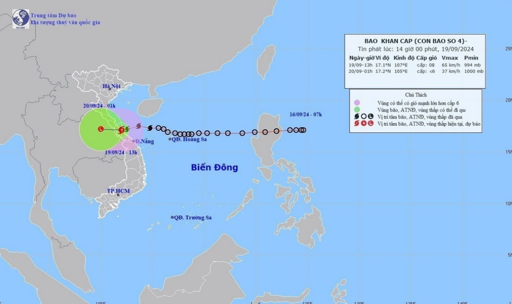 THỜI SỰ 18H CHIỀU 19/09/2024: Bão số 4 suy yếu thành áp thấp nhiệt đới nhiều khả năng gây mưa to tại các tỉnh từ Hà Tĩnh đến Quảng Trị